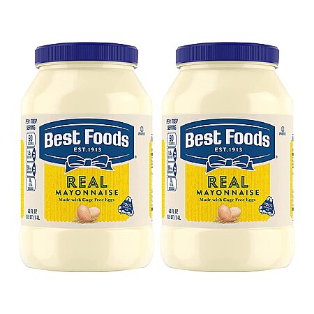 [S&S, AC] $8.96: 2-Pack Best Foods Real Mayonnaise Gluten Free 48 oz