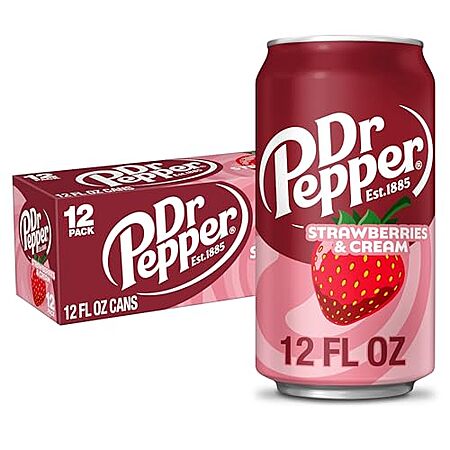 2 × 12-Pk 12-Oz Dr Pepper Strawberries and Cream Soda ($4.63 each)