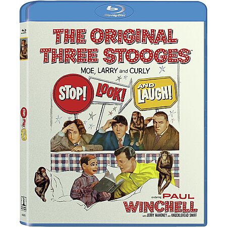 The Original Three Stooges: Stop! Look! And Laugh! Blu Ray $5.99 Amazon.com