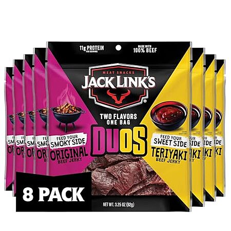 Jack Link's DUOs Beef Jerky 8-Pack: Is the Bulk Deal Worth It?