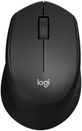 Logitech M330 Silent Plus Wireless Mouse (Black)