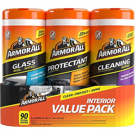 Armor All Car Interior Value Pack 90-Count Review & Deal