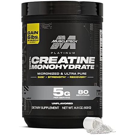 MuscleTech Platinum Creatine 80-Serving Tub: Worth the $11.99?