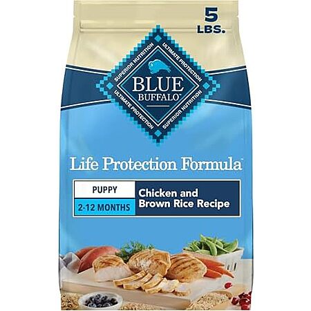 5-lb Blue Buffalo Life Protection Formula Puppy Dry Dog Food (Chicken & Brown Rice)