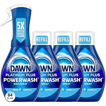 4-Ct 16oz Dawn Platinum Powerwash Dish Spray Bundle (Fresh Scent)