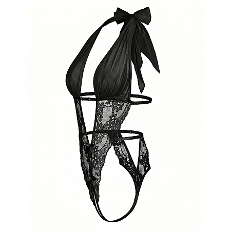 Avidlove Lace Halter Lingerie Bodysuit Deal – Under $5