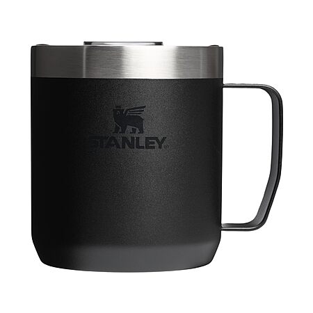 12-Oz STANLEY Stainless Steel Everyday Camp Mug (Black) $15 + Free Shipping w/ Prime or on orders over $35