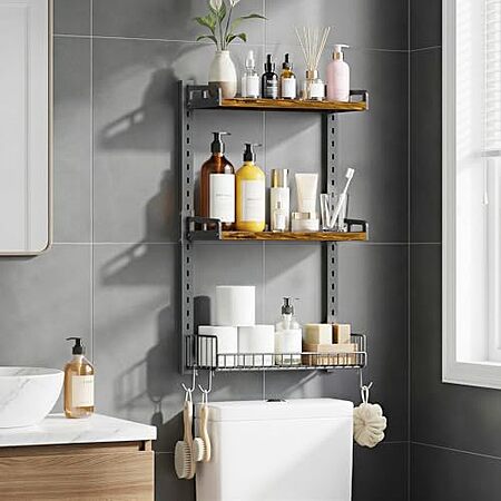 Kalrin 3-Tier Wall Mounted Bathroom Shelf with TP Holder Review