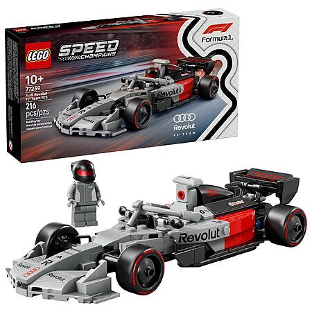 216-Pc LEGO Speed Champions Audi Revolut F1 Team R26 Race Car (77259) $26.97 + Free Shipping w/ Prime or on orders over $35