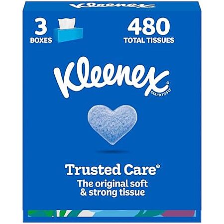 Kleenex 160-Count Facial Tissues 12-Box Bundle Deal