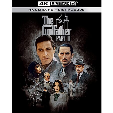 The Godfather Part II 4K UHD + Digital Code $11.85 Amazon.com