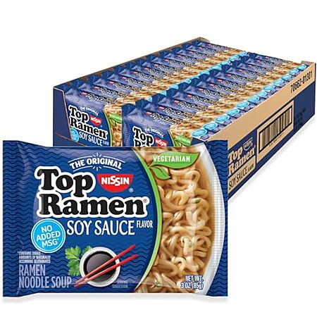NISSIN Top Ramen Soy Sauce 24-Pack Deal: Is $6.84 Worth It?
