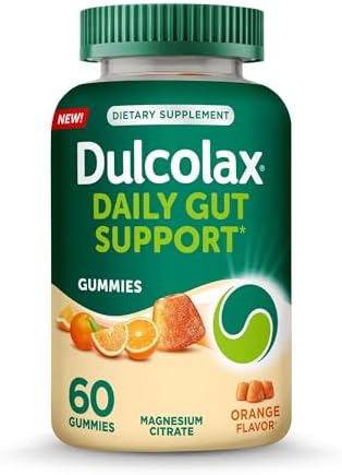 60-Count Dulcolax Daily Gut Support Gummies (Orange)