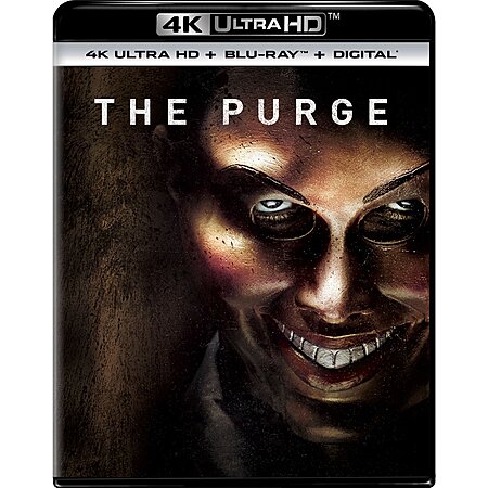 The Purge 4K UHD + Blu Ray + Digital $12.99 Amazon.com