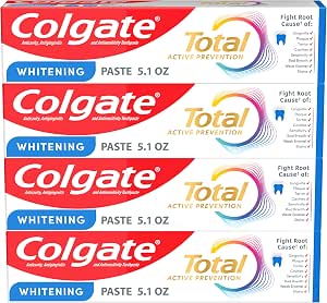 Colgate Total Whitening Toothpaste 4-Pack Deal on Amazon