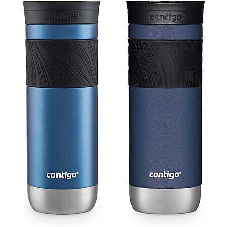 Contigo SNAPSEAL 20-Oz Travel Mugs 2-Pack Deal for Prime Members