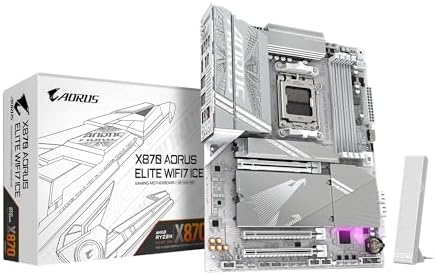GIGABYTE X870 AORUS Elite WIFI7 ICE AMD AM5 LGA 1718 Motherboard