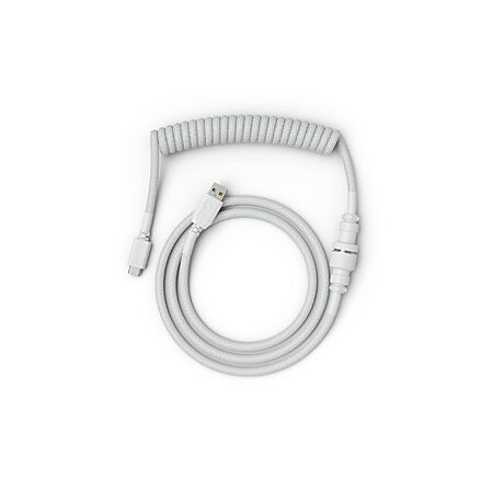 Glorious Coiled Keyboard Cable: USB-C Artisan Braided Cables (White) $25.49 + Free Shipping w/ Prime or on $35+