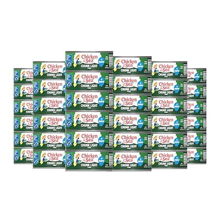 48-ct 5-oz Chicken of the Sea Wild Caught Chunk Light Tuna in Water