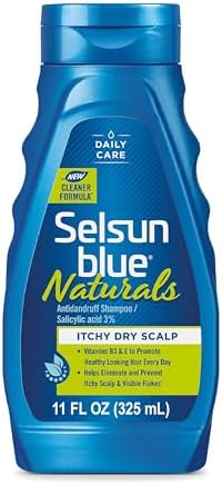 11-Oz Selsun Blue Naturals Itchy Dry Scalp Antidandruff Shampoo w/ Vitamins B3 & E $5.14 w/ S&S + Free Shipping