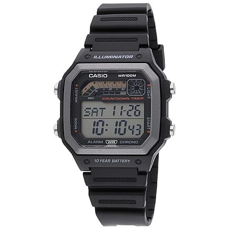 Casio WS-1600H Digital Watch – 90s Sport Design, 100M WR & 10-Year Battery $22.44 + Free S&H w/ Prime or $35+