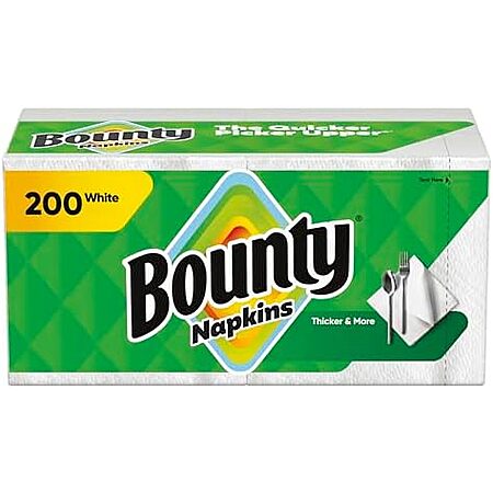 200-Ct Bounty 1-Ply Paper Napkins