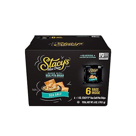 Stacy's Sea Salt Pita Chips 6-Pack (1 oz) — Is $3.15 Worth It?