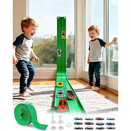 Fitnovo 15-Ft Flexible Race Track with 12 Cars – Is the $9.95 Deal Worth It?