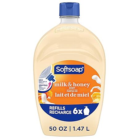 50-Oz Softsoap Milk & Honey Scented Liquid Hand Soap