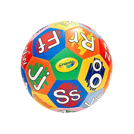 Crayola Official Size 5 Soccer Ball w/ Alphabet Pattern $7.96 + Free Shipping w/ Prime or on $35+