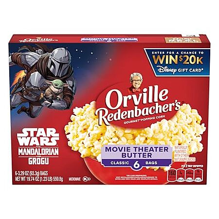 2 × 6-Ct 3.29-Ounce Orville Redenbacher's Movie Theater Butter Popcorn ($2.65 each)