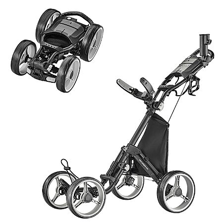 CaddyTek Explorer V8 SuperLite 4-Wheel Push Cart Review & Deal