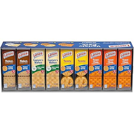 Lance Sandwich Crackers 36-Count Variety Pack Deal