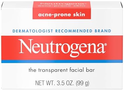 Neutrogena 3.5-Ounce Facial Cleansing Bar for Acne-Prone Skin $2.38 w/ S&S + Free Shipping w/ Prime or on $35+