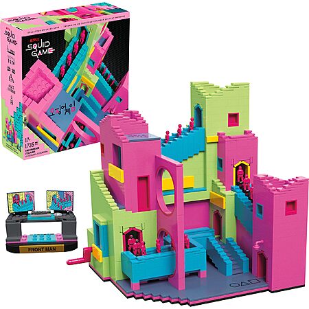 1707-Piece Mega Squid Game Building Set (The Staircase w/ Front Man & Dashboard) $49.03 + Free Shipping