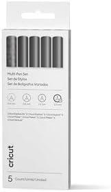 5-Pack Cricut Multi Pen Set, Black