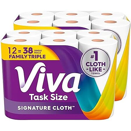Viva Signature Cloth Paper Towels 12-Pack Deal — Worth It?