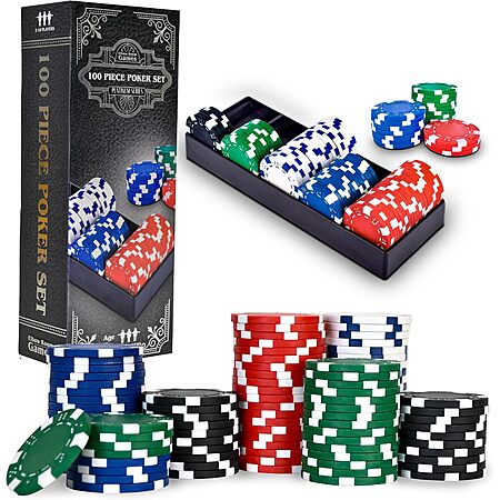 Elbow Room Games 100-Piece Poker Chip Set Review & Deal