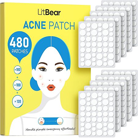 LitBear 480-Count Hydrocolloid Pimple Patches Review & Deal