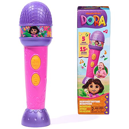 Dora Rainforest Rhythms Microphone Toy — $5 Prime Deal Worth It?