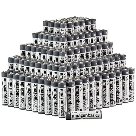 250-Count 1.5-Volts Amazon Basics AAA Alkaline Industrial Batteries $27.66 w/ S&S + Free Shipping w/ Prime or on $35+