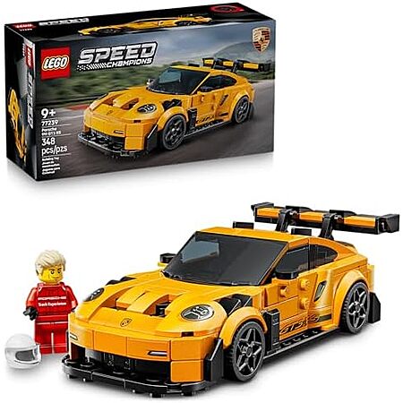348-Pc LEGO Speed Champions Porsche 911 GT3 RS Super Car Building Set