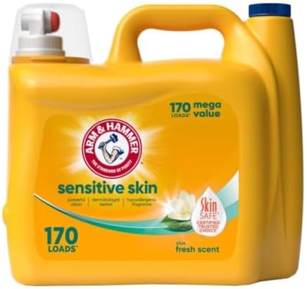 170-Oz Arm & Hammer Sensitive Skin Plus Liquid Laundry Detergent
