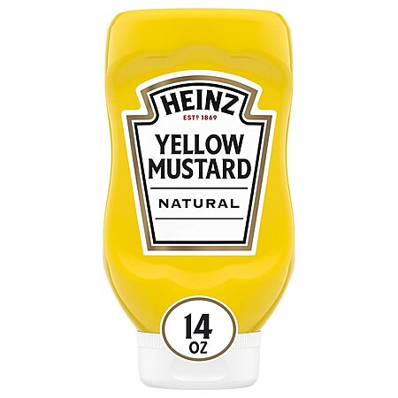 Heinz Yellow Mustard 14 oz for $1.42 via Subscribe & Save