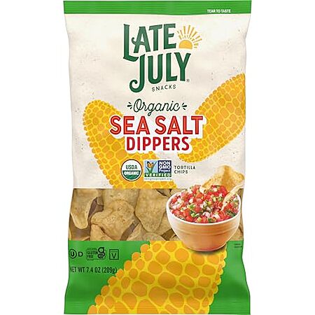 7.4-Oz Late July Organic Tortilla Chips (Sea Salt Dippers)