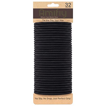Amifiy 4mm No-Damage Hair Ties 32-Pack Review & Deal