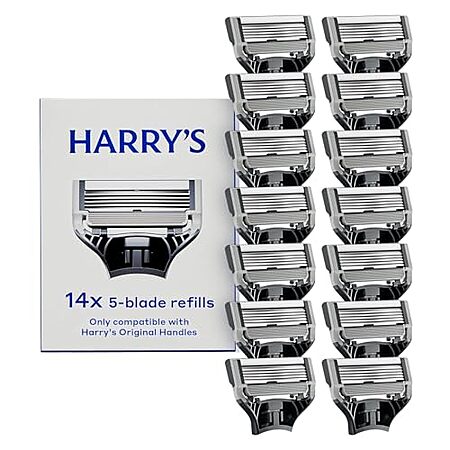 14-Ct Harry's 5-Blade Men's Razor Blade Refill Cartridges