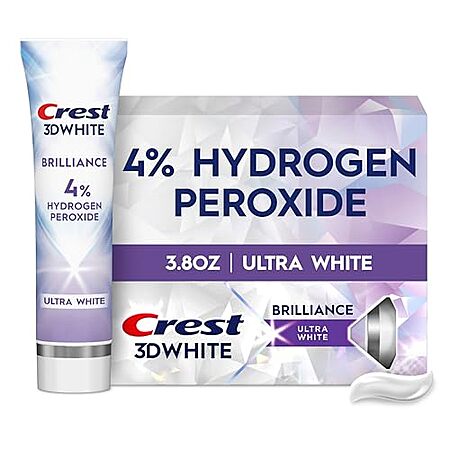 3.8-Oz Crest 3D White Brilliance Pro Teeth Whitening Toothpaste (Mint)