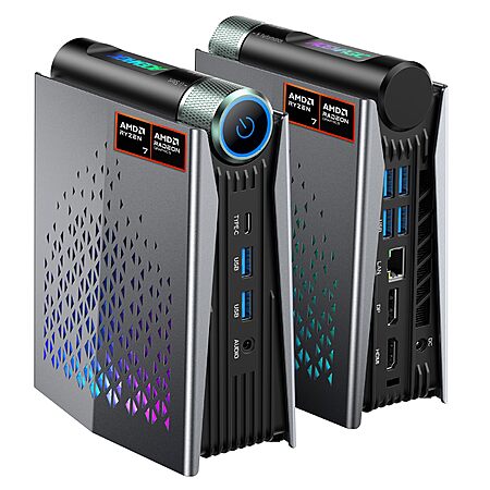 Prime Members: ACEMAGICIAN S3A Mini PC: Ryzen 7 H 255, 16GB LPDDR5, 512GB PCIe 4.0 SSD, 780M Graphics, Win 11 Pro, RGB Lights 3 Modes $494.99