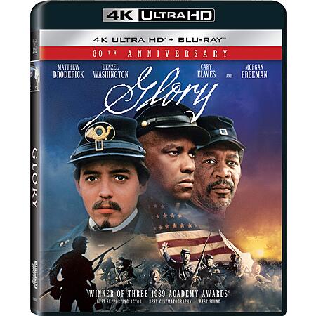 Glory - 4K + Blu-ray + Digital $13.49 Amazon.com